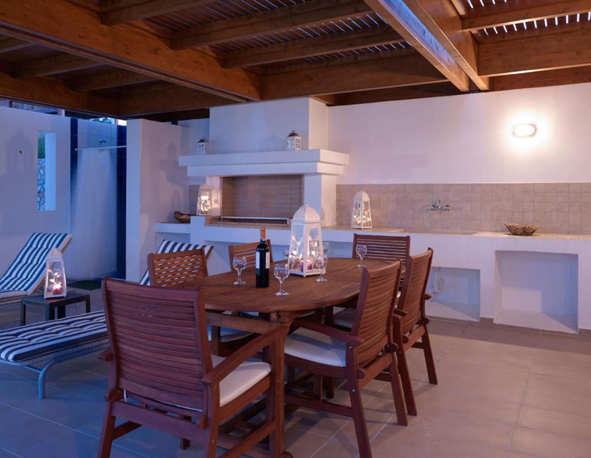 Luxury Villa Verna Lindos  Luaran gambar